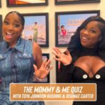 Reginae Carter Instagram - @toyajohnson and @itsreginaecarter play The Mommy & Me quiz with us! ✨