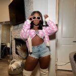 Reginae Carter Instagram – Brown skin , she bad as f**k , I told that bihh to strike a pose💕