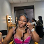 Reginae Carter Instagram - Just enjoy the slide 💜*Swipe* Makeup @ohkeliyah Hair @glammoroushair