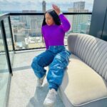 Reginae Carter Instagram - I got the sauce , I got the recipe 💜 👖 @Fashionnova