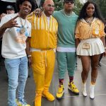 Remy Ma Instagram - Central Park/CNN Vibes☀️ 🤍💛Jacket, purse, socks from #Fendi Boots from #Chanel Skirt from @MsBlingMiami Sidebar: It was sooo hot my socks slid down but when I left my hotel they looked how they look in the last photo Double Sidebar: ain’t no double sidebar today; ain’t got sh*t else to say #RemyMa