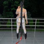 Remy Ma Instagram - Burremy , I mean Burberry 🤎❤️🤍🖤 Sidebar: Giving very much Lara Croft Double Sidebar: This 5 strand floor-length Ombré braid though 🔥 #RemyMa