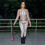Remy Ma Instagram - Burremy , I mean Burberry 🤎❤️🤍🖤 Sidebar: Giving very much Lara Croft Double Sidebar: This 5 strand floor-length Ombré braid though 🔥 #RemyMa