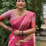Reshma Pasupuleti Instagram - Thank you @sarvatva.chennai boutique for this amazing saree. Check their page out for the latest trending collections. ❤️