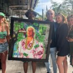 Ric Flair Instagram - Thank You So Much My Dear Friend @sarahmarville For My Birthday Present That Just Arrived! Artwork By @jasonskeldon! Thank You So Much For All The Respect! WOOOOO!