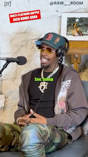 Rich Homie Quan Instagram - Just talking about 💨 with @snoopdogg and @icet caught a stray from @richhomiequan 😂  #rawroom #snoopdogg #icet #richhomiequan