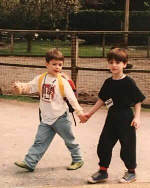 Richard Harmon Instagram - We’ve come a long way from the first day of pre school, brother. Getting to work on this show with my best friend was the opportunity of a lifetime for me. To see that little kid grow into the kind, passionate leader and collaborator you were for all of us.. to say I’m proud of you doesn’t even begin to cover it. You should be so proud of the show you put out to the world. Was a dream come true to be a part of it. I love you. Let’s do it again. #Fakes

And to those who haven’t checked it out yet, do so! 

@netflix 🌎 
@cbcgem 🇨🇦