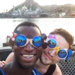 Richard Harmon Instagram - Yesterday was one of my favorite people in life’s birthday. Happy birthday, Brother. Tokyo Disneyland