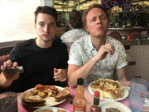 Richard Harmon Instagram - Unshackled of our anchors. @rhiannonmfish @devkelley