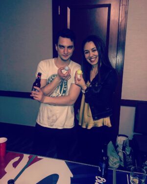 Richard Harmon Instagram - Meet the @conageddon beer pong champions of 2019. We went 6-0. Amazing scene partner. Amazing beer pong partner.
