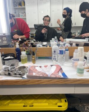 Richard Harmon Instagram - Thanks to everyone involved with @thegooddoctorabc for having me tonight, working with all of you was a delight. It’s a rarity for me to play a beacon of positivity like Eddie, he was truly a pleasure. 
Special shout out to our Director Gary Hawes and the unbelievable make up team at @mastersfxstudios, you shouldered so much of the transformation that Eddie was.