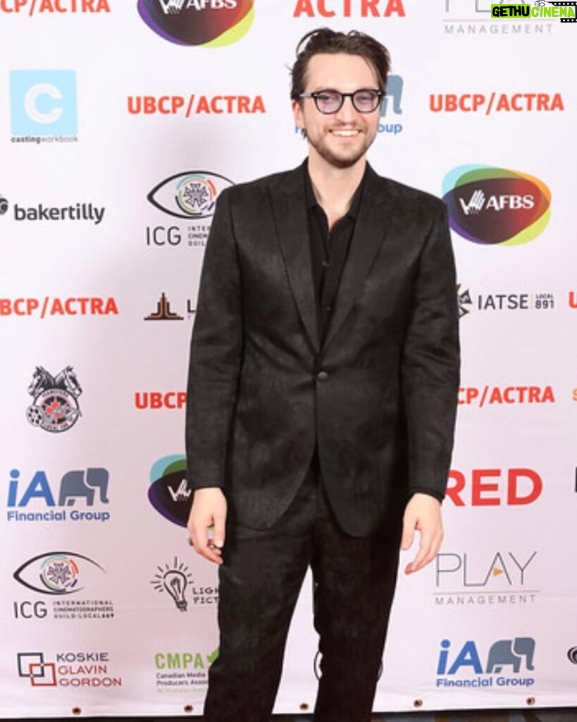 Richard Harmon Instagram - Thanks @ubcp_actra for another lovely evening back with the community. Congratulations to the winners and nominees.