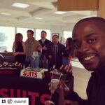 Rick Hoffman Instagram - Boy..did he capture this perfect..Welcome to our family Dule!! You fit right in pal!! #suits100