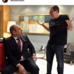 Rick Hoffman Instagram - The man who changed my life..My friend, and boss Aaron Korsh #nostalgia