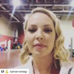 Rick Hoffman Instagram - Me and #katie2takes @katherineheigl #thatsgonnastick
