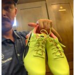 Rickie Fowler Instagram - Teaming up with @pumagolf for a special week in Memphis with @stjude. I’ll be signing these new Rise Up PROADAPT shoes to auction after tomorrow’s round. Click the link in my bio to bid #StJude #WGCFedEx and yes it’s hot in Memphis #sweat