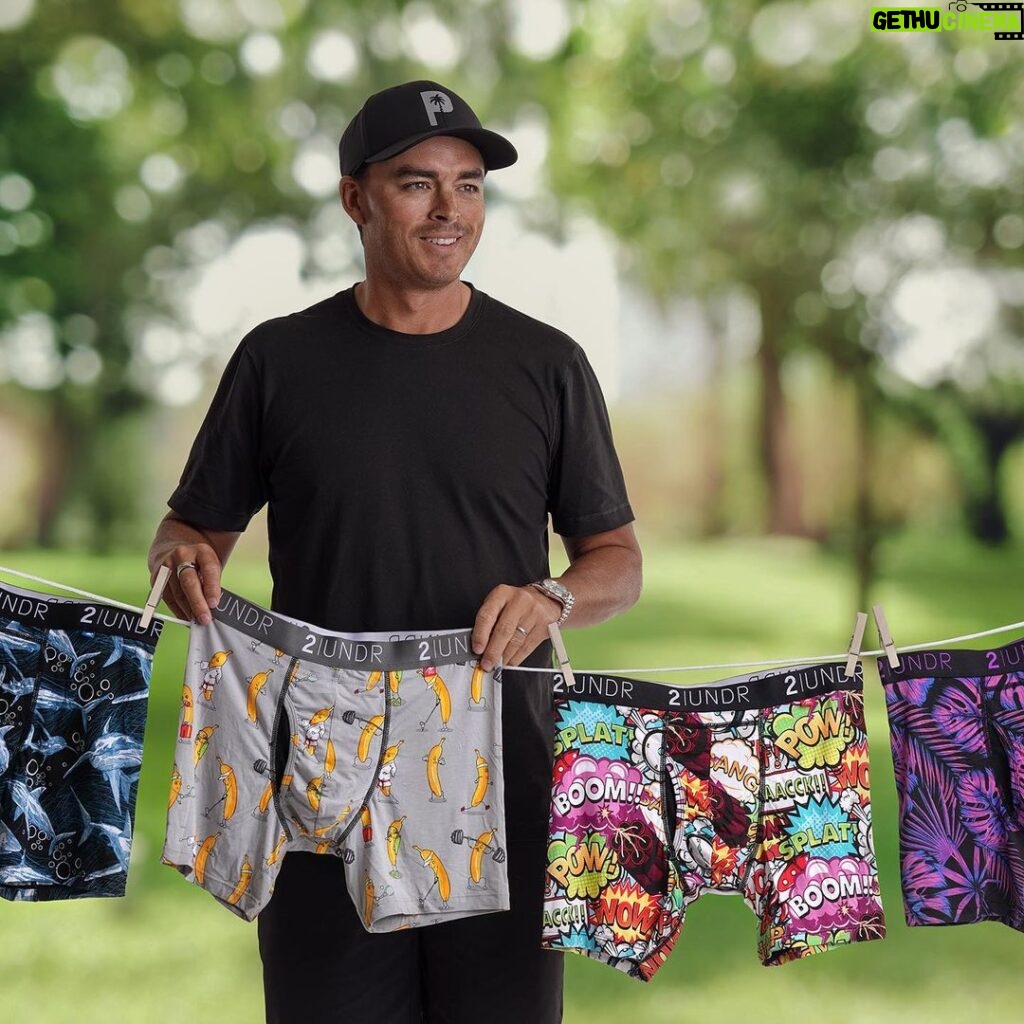 Rickie Fowler Instagram - Heard it’s #NationalUnderwearDay so I’m giving away a drawer full of the best underwear on the planet. Tag a buddy below and make sure you’re both following me + @2undr to enter. I’ll pick 3 winners next week for 7 pairs each. P.S. Big sale going on at 2UNDR.com through Monday #JoeyPouch