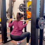 Ridheema Tiwari Instagram - Squat. Smile. Repeat 🦵 #gymdiaries #ridhiematiwari #reelitfeelit #squat #legworkout