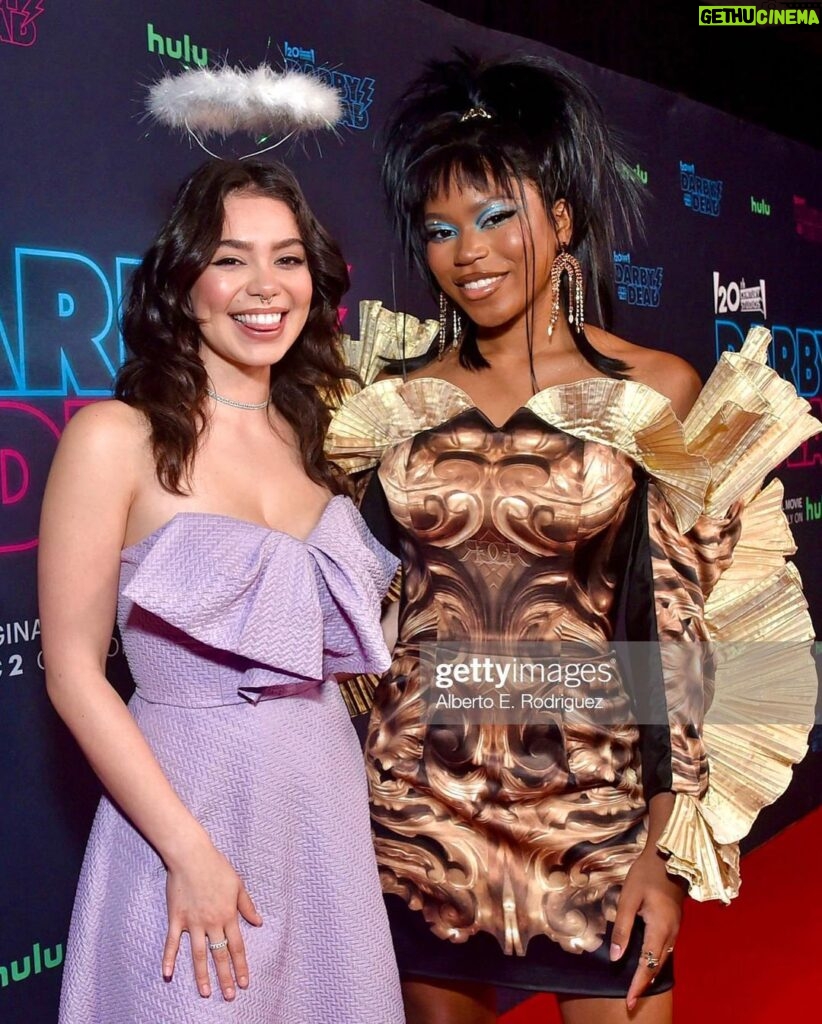 Riele Downs Instagram - Darby and the Dead premiere ✨ the best night with the best company. ⚡️ styled: @jlynnstyle18 makeup: @dianashin hair: @iamaraxilindsey