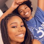 Riele Downs Instagram - my best friend in the whole world quite literally since the moment i was born 🥳 @reiyadowns i’m eternally grateful for our constant enlightening conversations, frequent impromptu dance parties, and that i get to witness your hilarity, brilliance, kindness, dedication, etc. on a daily basis! but mostly, i’m grateful simply to be able to call you my sister. 👯‍♀️ HAPPY 21ST ♥️