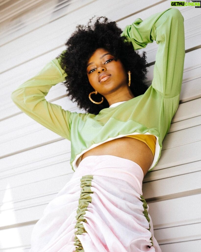 Riele Downs Instagram - had a great time shooting for this !! spread out now 💘 thank you @glittermagazine shot by: @gabrieltomioanderson styled by: @mrqfears link in bio 🌟