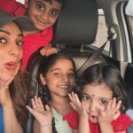 Rimi Tomy Instagram - My kutties ❤️❤️❤️❤️there is no joy,no love,no feeling better than this❤️❤️❤️🥰🥰😘😘😘😘🧿🧿🧿🧿 Swipe left #more pics @reenutomy @actressmuktha @kanmanikiara @rinkutomy