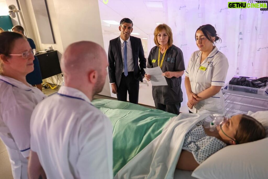 Rishi Sunak Instagram - We’ve kept our promise to deliver 50,000 more nurses in the NHS. I was at the @uniofsurrey today speaking to student nurses about this commitment and to thank them for choosing a career path that is so important. I’ll continue to support them and our other frontline workers to get patients the care they need quicker. University of Surrey