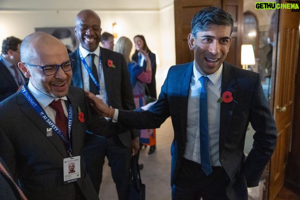 Rishi Sunak Instagram - The late Sir Stephen Hawking once said that “AI is likely to be the best or worst thing to happen to humanity.” Today @bletchleyparkuk, I joined senior leaders, business and industry experts at the first ever global summit on AI Safety. We discussed what the next five years look like for AI, and the action we’re taking to ensure it’s developed safely – both in the short and long term. If we can sustain the collaboration that we have fostered over these last two days - I profoundly believe it can be a technology for good.