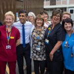 Rishi Sunak Instagram - The NHS is in my blood and I'm backing it with record resources and a long-term workforce plan. Today I visited North Devon District Hospital to speak to frontline staff about what we're doing to help the NHS prepare for winter and get patients the care they need more quickly.