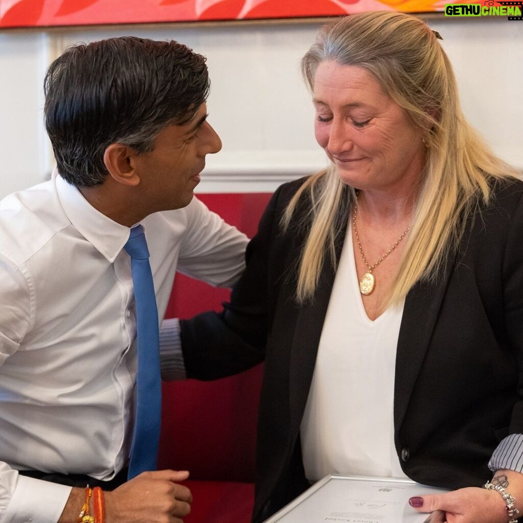 Rishi Sunak Instagram - As a father of two, I found Olivia Pratt-Korbel's murder deeply shocking. And I shared the public’s outrage when her killer refused to hear the sentence for his heinous crime. Today I met with Olivia’s mum Cheryl to discuss my plans to ensure no other family suffers in the same way. Read more via the link in my bio 👆