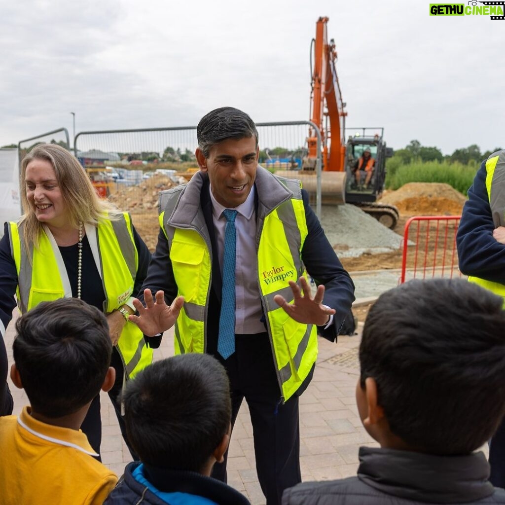 Rishi Sunak Instagram - I want to make the dream of homeownership a reality for more people. During a visit to Norwich today, I announced that we’re taking another step to achieving that by reforming old EU ‘nutrient neutrality' laws that prevent thousands of homes from being built here in the UK. These reforms will mean local communities get the homes they’ve been asking for while protecting Britain’s countryside. In total it could unlock up to 100,000 new homes - supporting more families onto the housing ladder and protecting Britain’s countryside. Norwich, UK