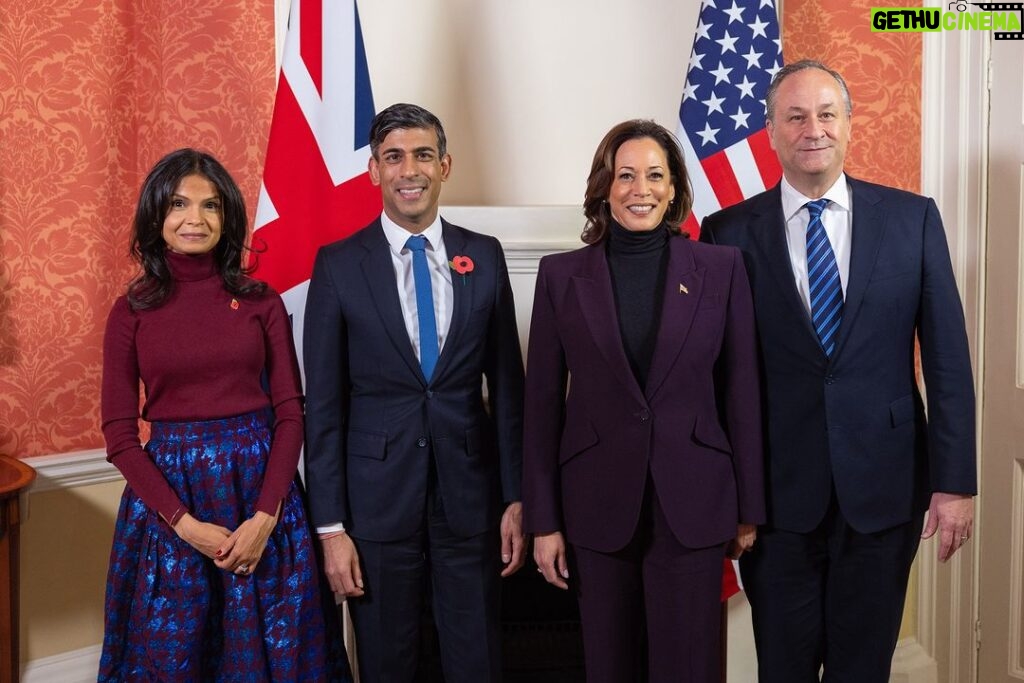 Rishi Sunak Instagram - Thank you for visiting, @VP. We will tackle the risks and embrace the opportunities of AI in the same way we have embraced common challenges throughout our history – together 🇬🇧🇺🇸