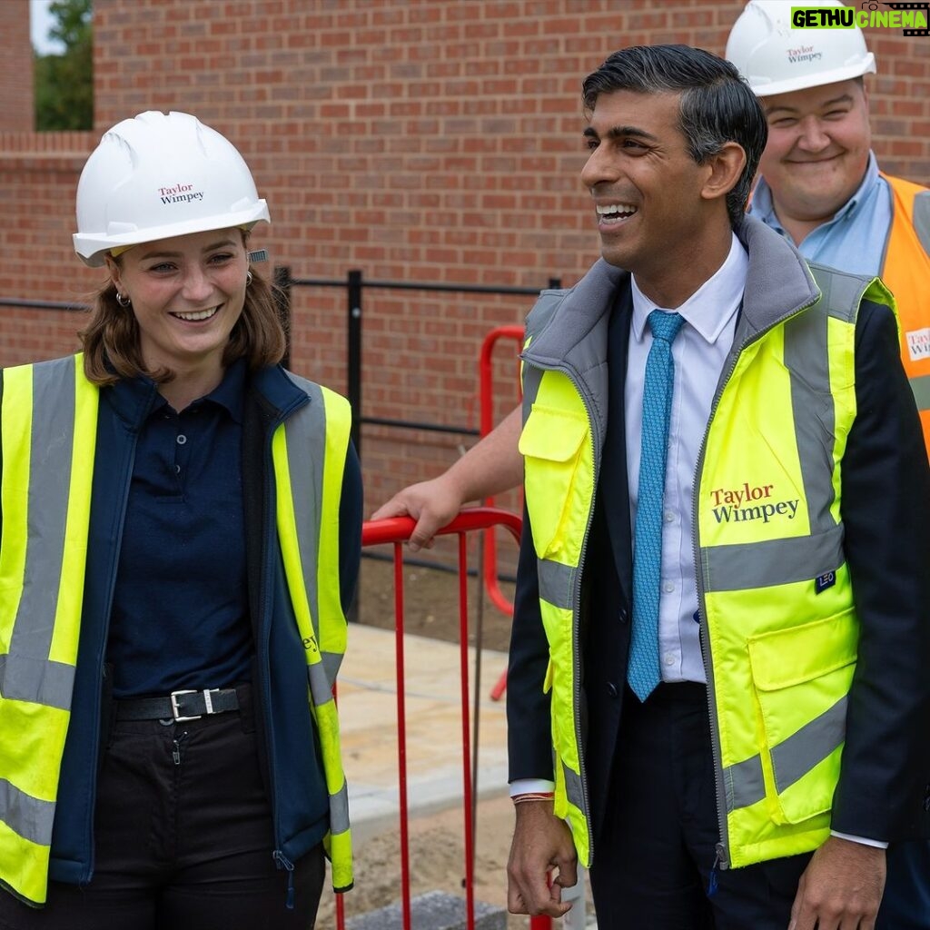 Rishi Sunak Instagram - I want to make the dream of homeownership a reality for more people. During a visit to Norwich today, I announced that we’re taking another step to achieving that by reforming old EU ‘nutrient neutrality' laws that prevent thousands of homes from being built here in the UK. These reforms will mean local communities get the homes they’ve been asking for while protecting Britain’s countryside. In total it could unlock up to 100,000 new homes - supporting more families onto the housing ladder and protecting Britain’s countryside. Norwich, UK