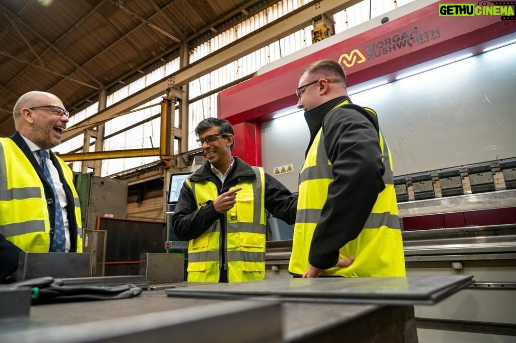 Rishi Sunak Instagram - Brilliant reaction to our tax cuts for workers here in Ossett today. The team at Hartwell Manufacturing told us about their exciting plans for the future and how they’ll keep supporting young people into life-changing apprenticeships - something we’ll continue working to help businesses do more of across the country. Ossett, West Yorkshire