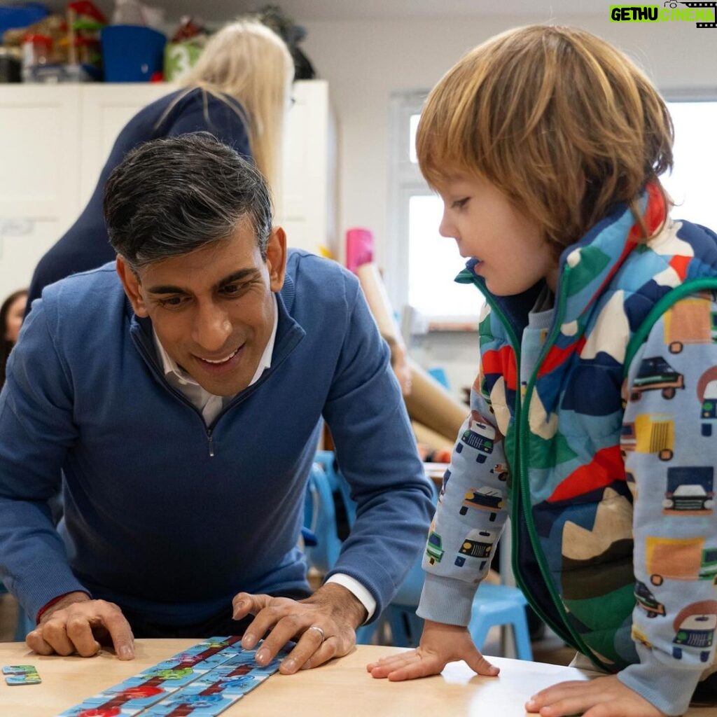 Rishi Sunak Instagram - Yesterday I was out and about in St Ives with @derekthomasmp, visiting a local preschool before stopping off for some lunch (a pasty naturally). We’re sticking to the plan in the South West where we’ve already delivered £1 billion in levelling up funding, and the Plymouth and South Devon Freeport, delivering 3,500 extra jobs. St Ives, Cornwall