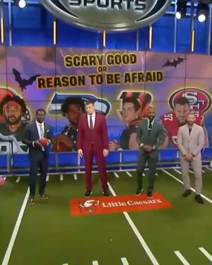 Rob Gronkowski Instagram - Gronk dressed up as Ron Burgundy and nailed the impression 😂🐿️