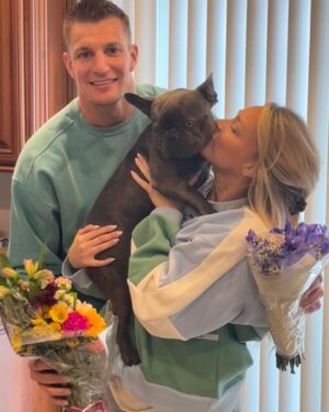 Rob Gronkowski Instagram - Happy Birthday my sweet heart Camille!! Wishing you nothing but love and success!! You are always so willingly to go over the top for others, so may you enjoy your Birthday Night my ❤️! P.S. you always deserve double flowers 😜 💐