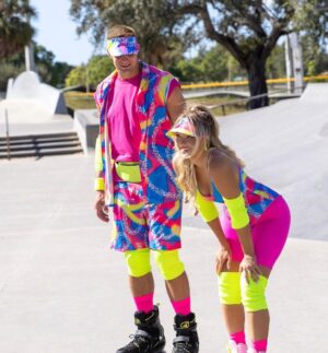 Rob Gronkowski Instagram - Ken and Barbie say Happy Halloween!!💞🛼🎃 
.
📷 @danette_and