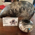 Rob Schneider Instagram - What beautiful work! This Native American pottery was made by Eric and Reena Louis. acomahorsehairpottery.com in Arizona
