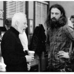 Rob Zombie Instagram – Behind the scenes of Halloween with @malcolm_mcdowell during the police station scene. Behind us Brad Dourif attempts to make a cappuccino 🎃 #robzombie #halloween🎃
