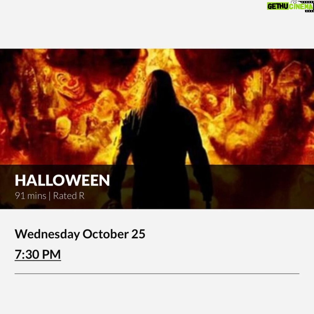 Rob Zombie Instagram - If you happen to be in Connecticut in October come on down to this special event at the Bantam Cinema @bantam.cinema 🎃🎃🎃🎃🎃🎃