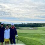 Robbie Amell Instagram - Great weekend for my dads birthday. @italiaricci set up an amazing couple days @taylormade_ca