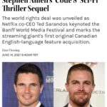 Robbie Amell Instagram - 6 years ago we were rehearsing the short film in my backyard. A huge thank you to everyone who supported the short and the first film. This is totally unreal and I’m so pumped to do it again!!
