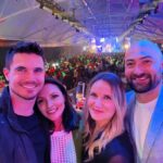 Robbie Amell Instagram - #tbt to an unreal weekend. @italiaricci @jamiecburke @billyburke86 @williamsracing @alex_albon @nicholaslatifi