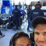 Robbie Amell Instagram - #tbt to an unreal weekend. @italiaricci @jamiecburke @billyburke86 @williamsracing @alex_albon @nicholaslatifi