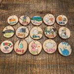 Robbie Amell Instagram - My incredible wife made us Christmas ornaments with special moments from our life together... I got her an air fryer attachment for her instant pot. @italiaricci you win. ❤️❤️❤️