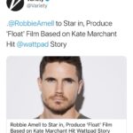 Robbie Amell Instagram - Really excited to bring Kate’s charming story to life. @wattpad let’s get to work.