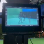Robbie Amell Instagram - Behind the scenes of one of the weirder days on @uploadonprime season 3 — and also what it looked like on the monitor when we watched it back. Season 3 is now streaming! Only on @primevideo