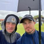 Robbie Amell Instagram - Weekend photo dump — Huge thank you to @thevacationdr @mfentertainmentx @choctawcasinos and @invitedcelebrityclassic for an incredible experience. The champions and amateurs that Josh and I played with were all absolute legends. Christine who I signed the glove for after almost taking her head off, thanks for being so cool about it 🫠😂 @joshuaschottland you’re the best. @ehscootsy huge thanks to you and Julia for walking the tournament with us. Also @taylormadegolf and @taylormade_ca for setting me up 😘 Hope to do it again next year!