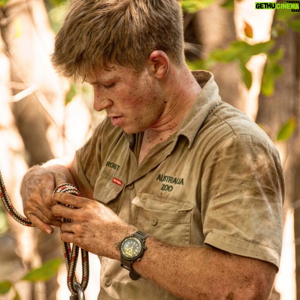 Robert Clarence Irwin Instagram - We’ve been hard at work building croc traps for our big croc research expedition to the remote Steve Irwin Wildlife Reserve. We utilise the exact same techniques my dad came up with to catch, research, and ultimately conserve crocodiles!